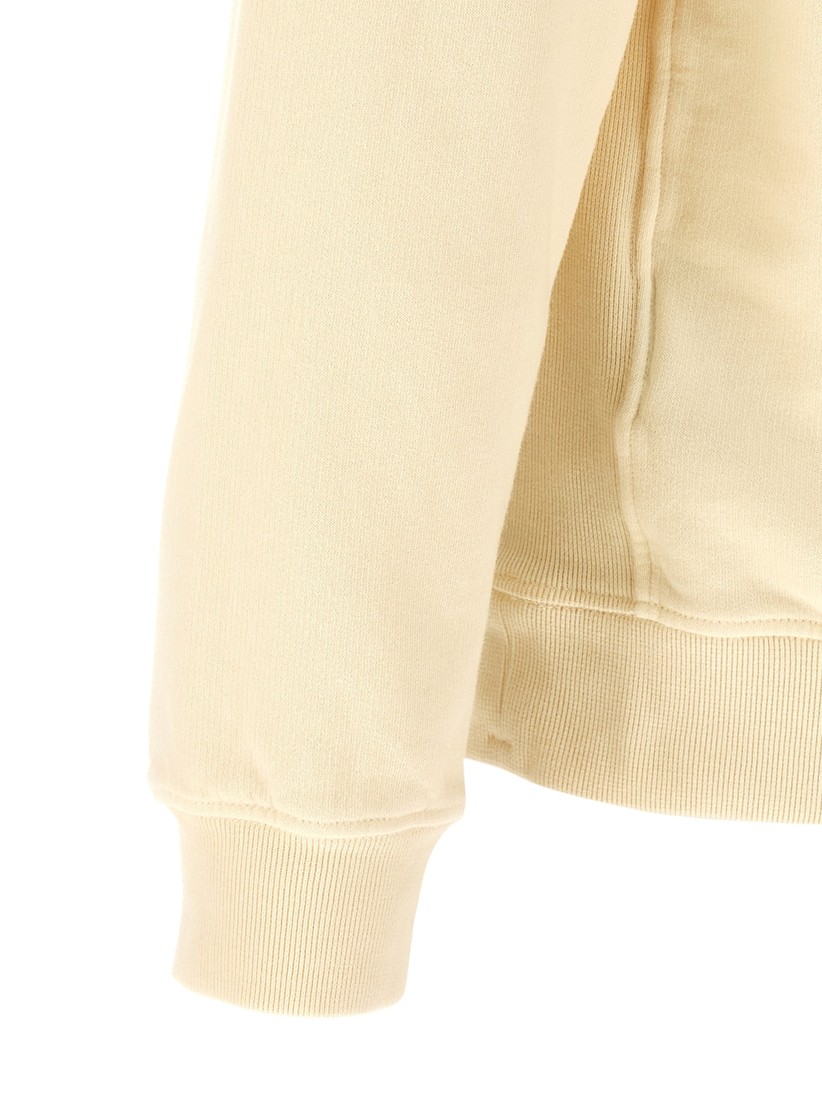 Ivory Cotton Jersey Sweatshirt