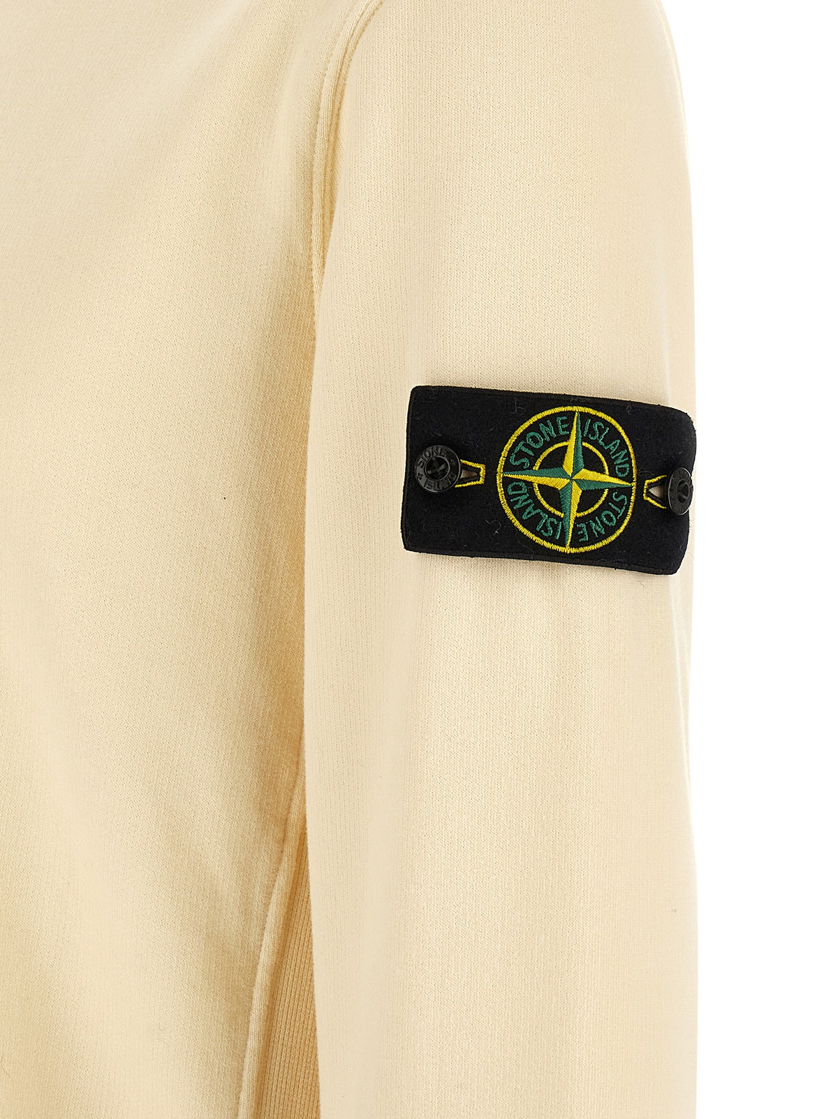 Ivory Cotton Jersey Sweatshirt
