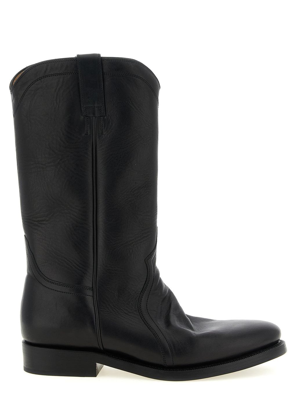 Black Calfskin Bruce Boot