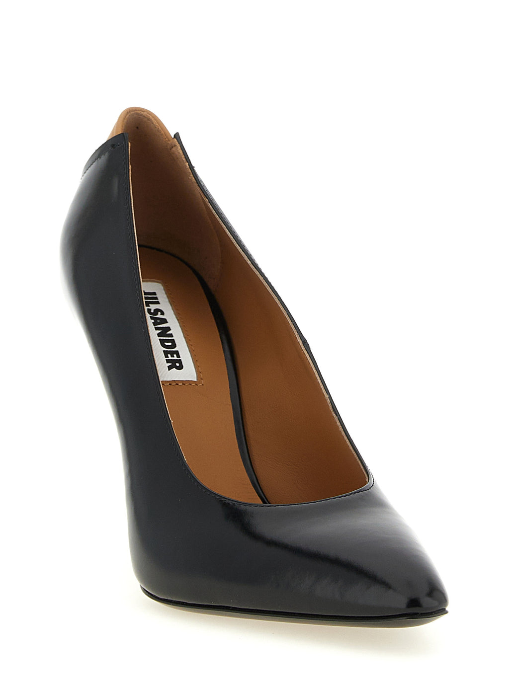Alma Calfskin Black Pumps