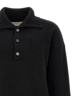 Wool High-Neck Cardigan