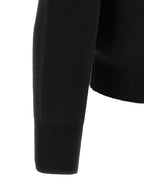 Wool High-Neck Cardigan