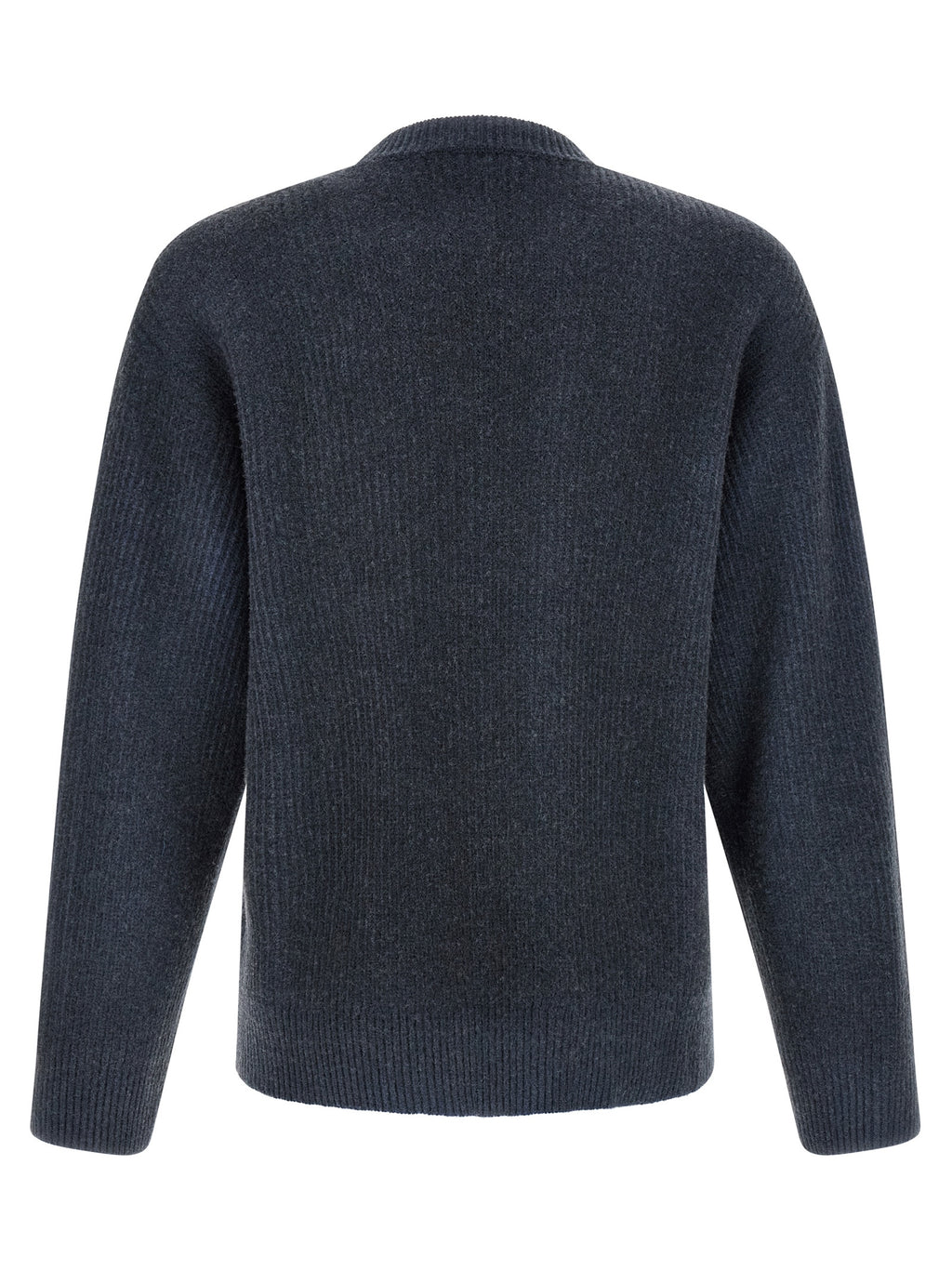 Blue Wool K-Pickler Crew Neck Sweater