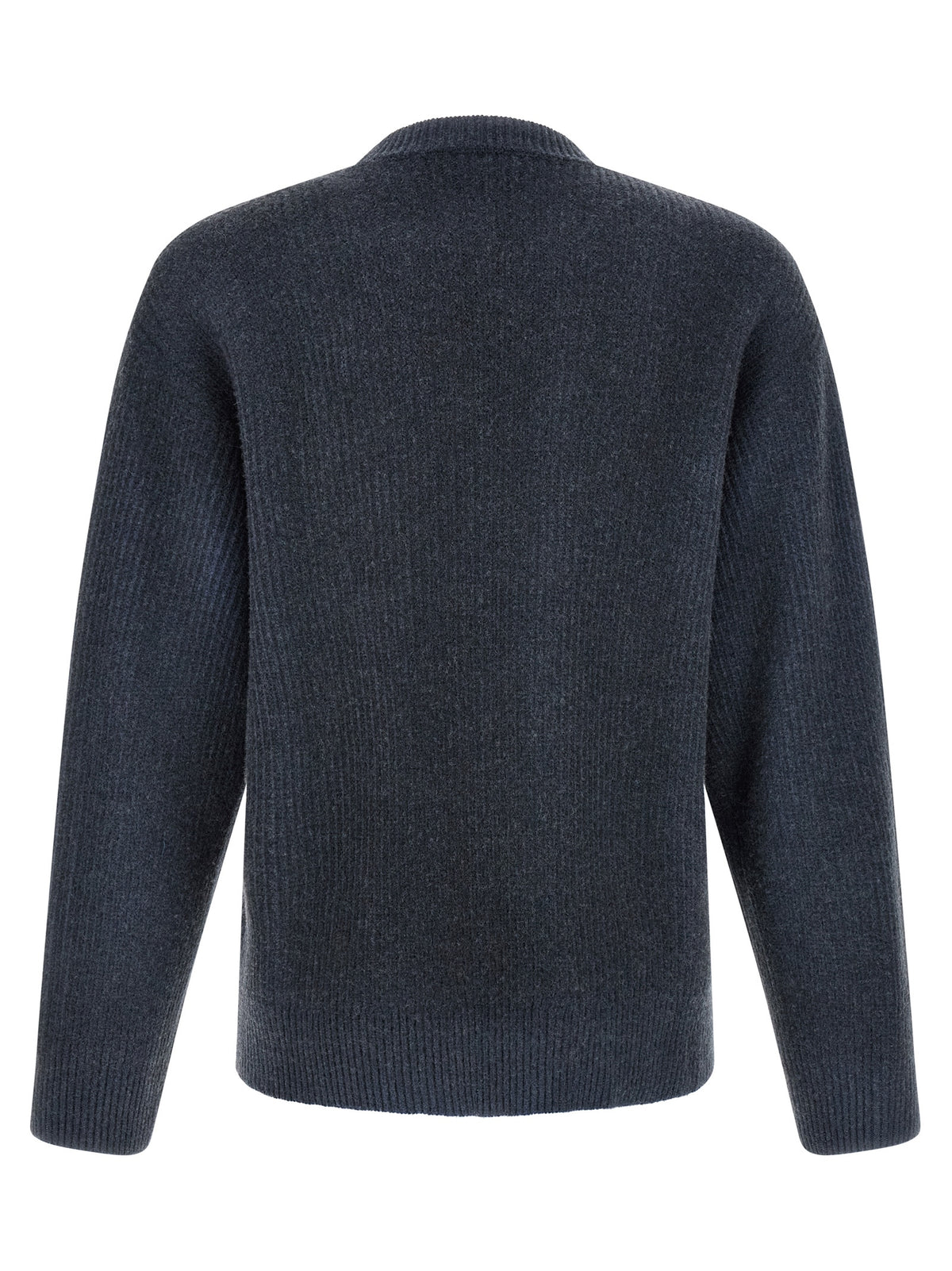 Blue Wool K-Pickler Crew Neck Sweater