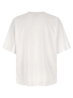 Oversized White Cotton Heno T-Shirt