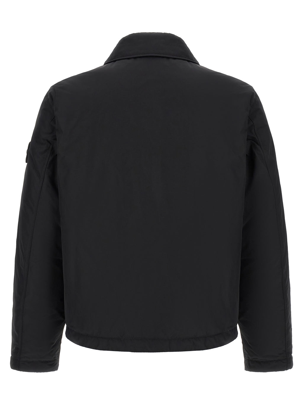 Black Polyester Overshirt