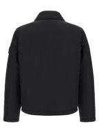 Black Polyester Overshirt