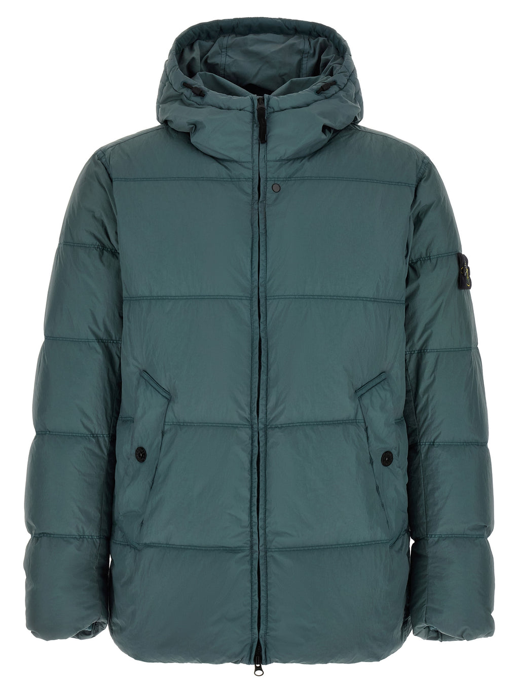 Green Polyamide Down Jacket