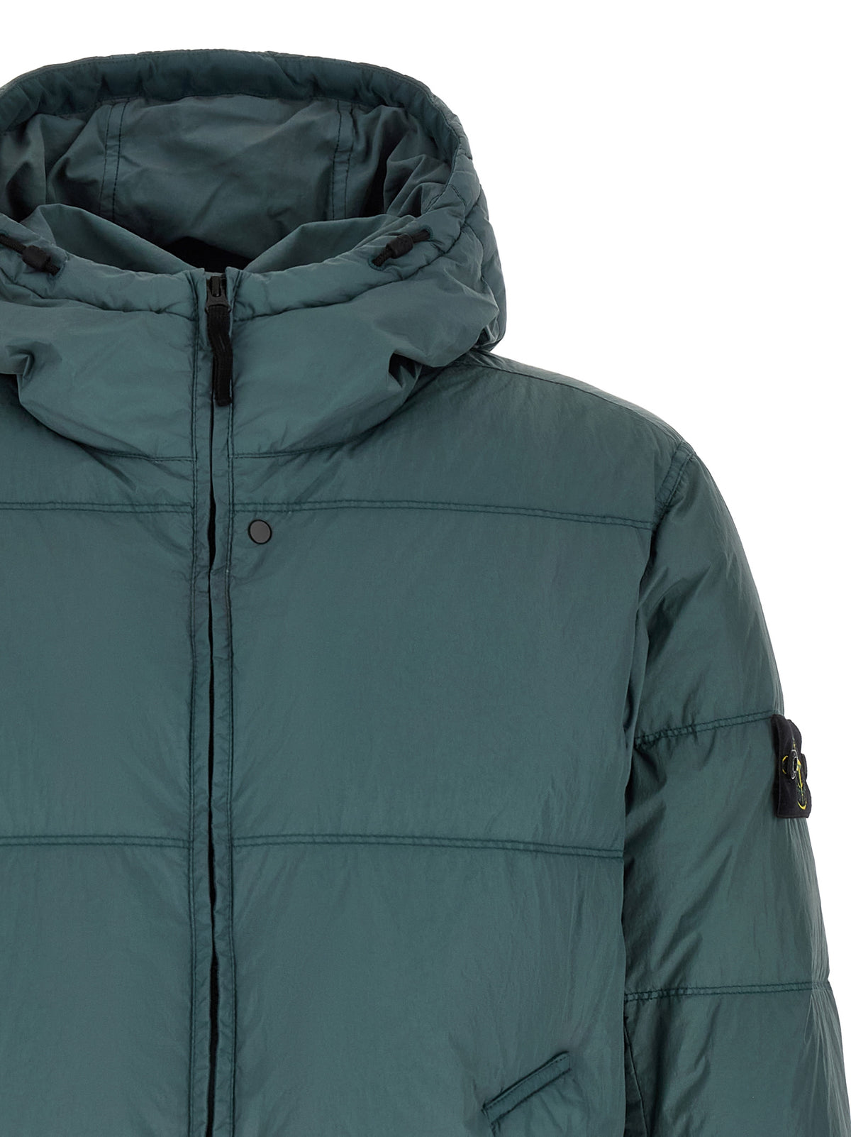 Green Polyamide Down Jacket