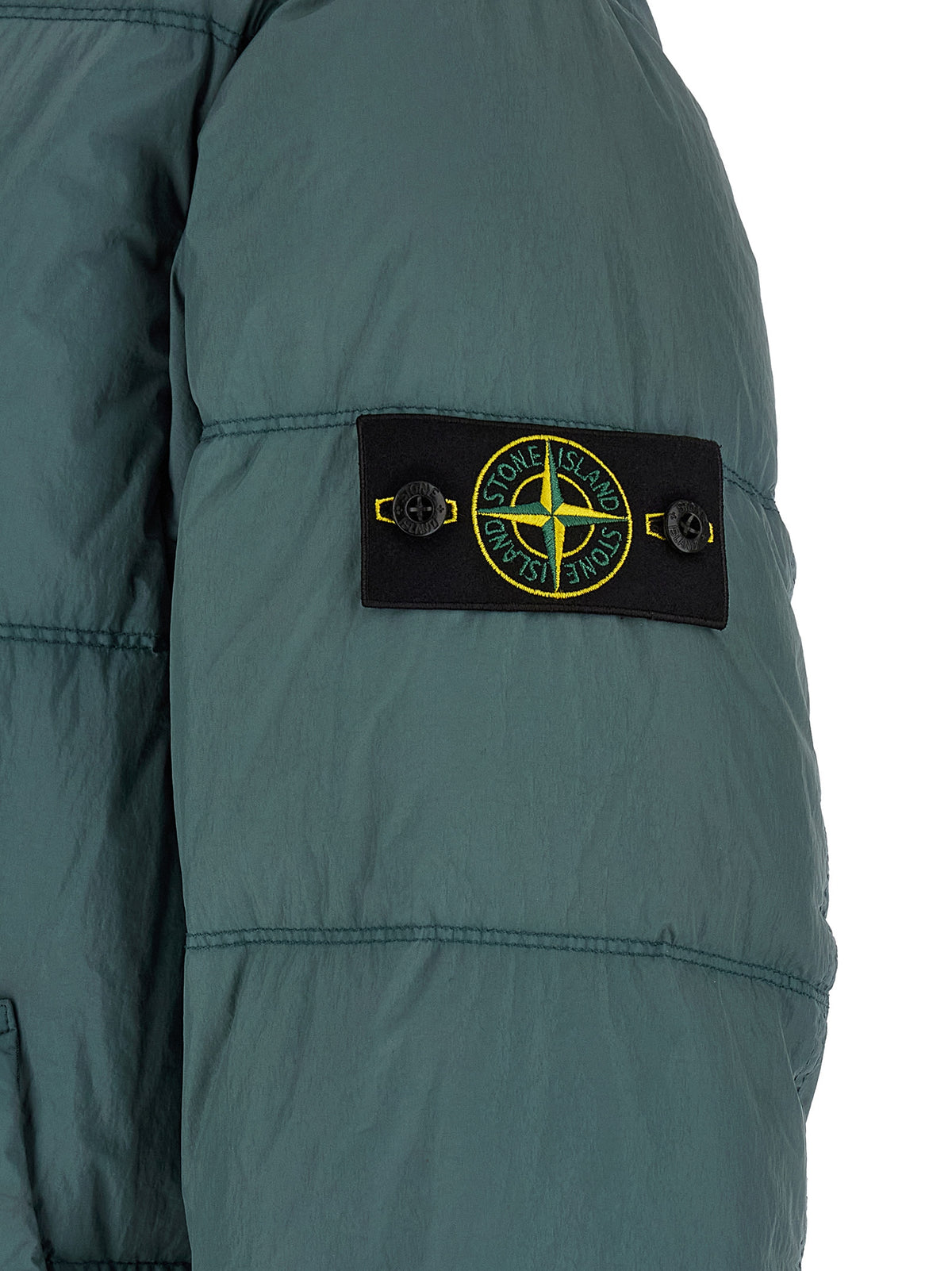 Green Polyamide Down Jacket