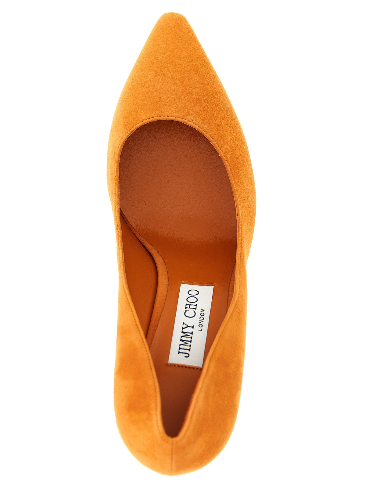 Orange Suede Romy Pumps