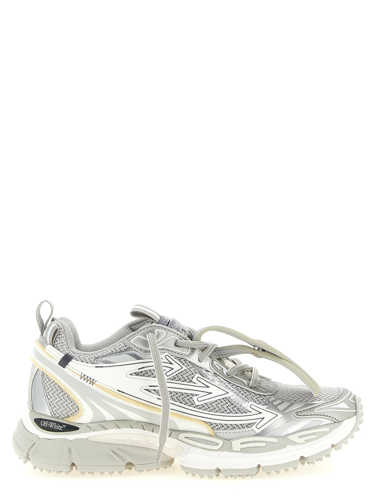 Be Right Back Gray Polyurethane, Polyester & Polyamide Athletic Sneakers