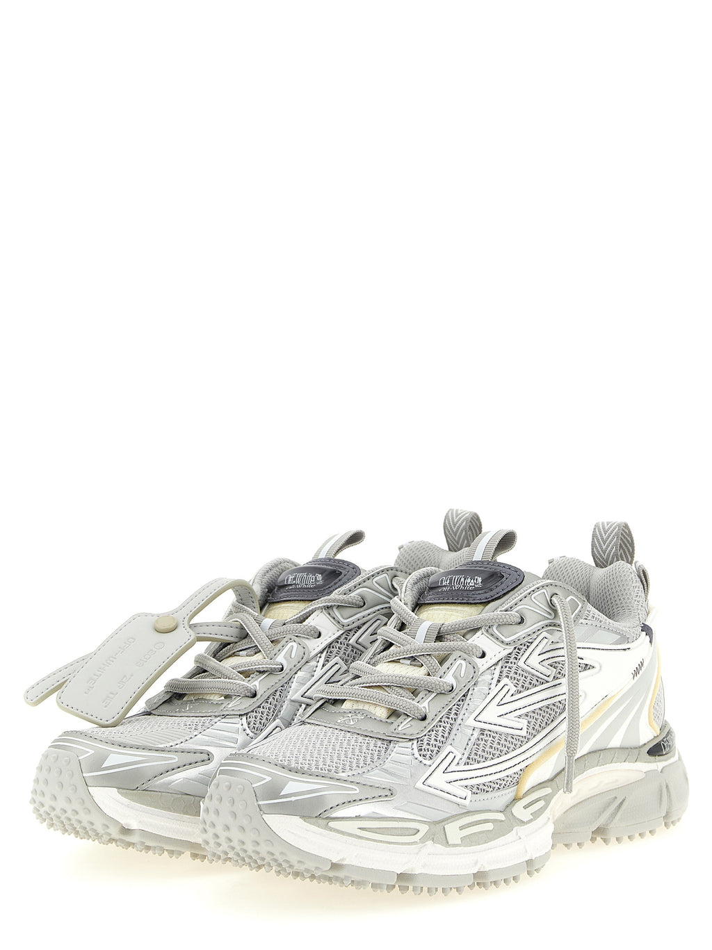Be Right Back Gray Polyurethane, Polyester & Polyamide Athletic Sneakers