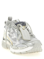 Be Right Back Gray Polyurethane, Polyester & Polyamide Athletic Sneakers