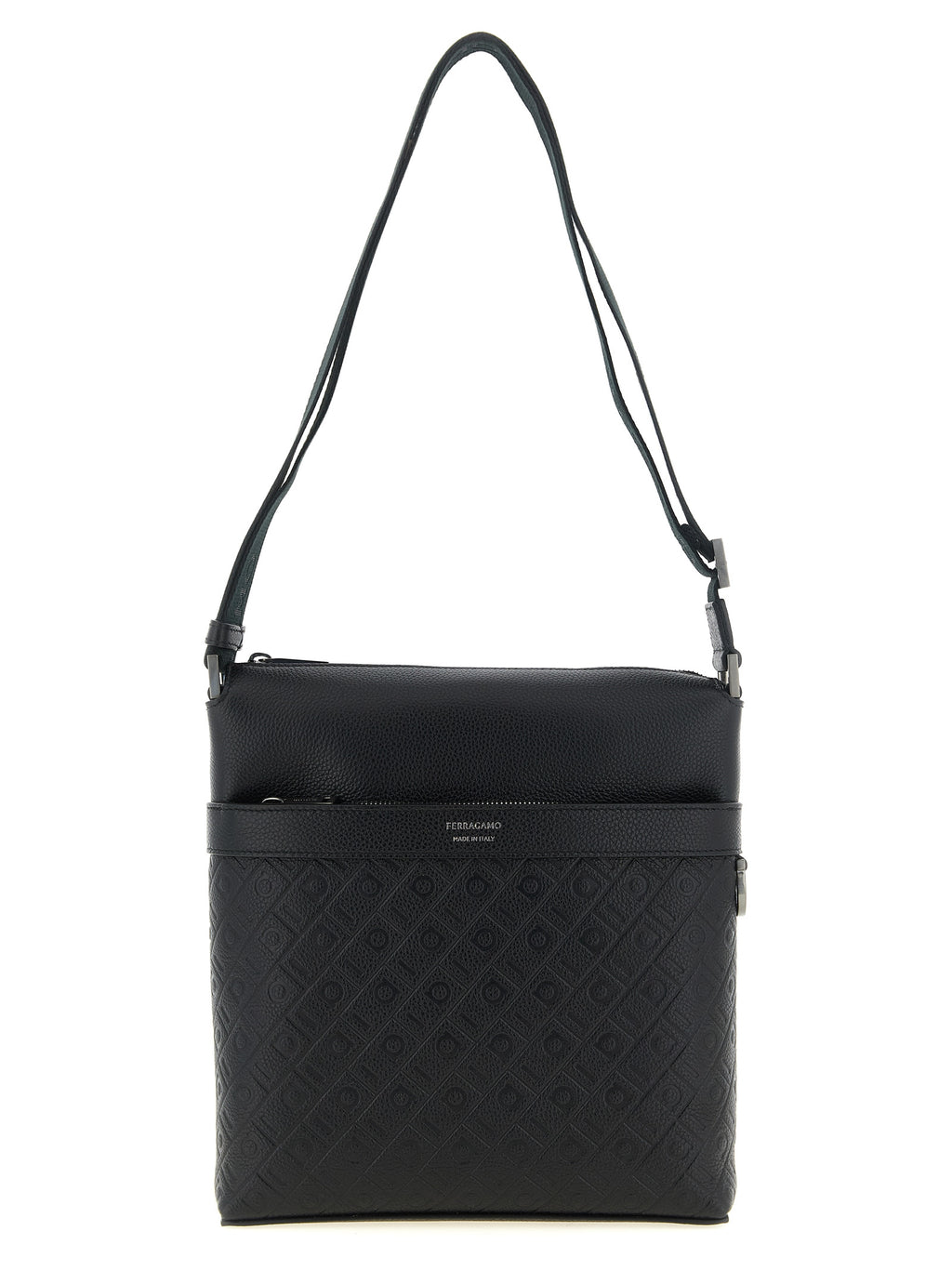 Hammered Calfskin Crossbody Bag