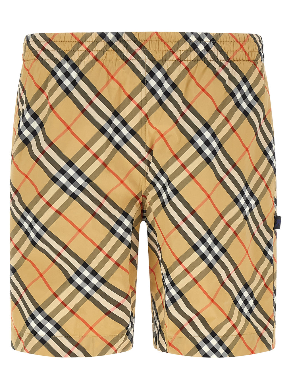 Seb Beige Polyamide Swim Shorts