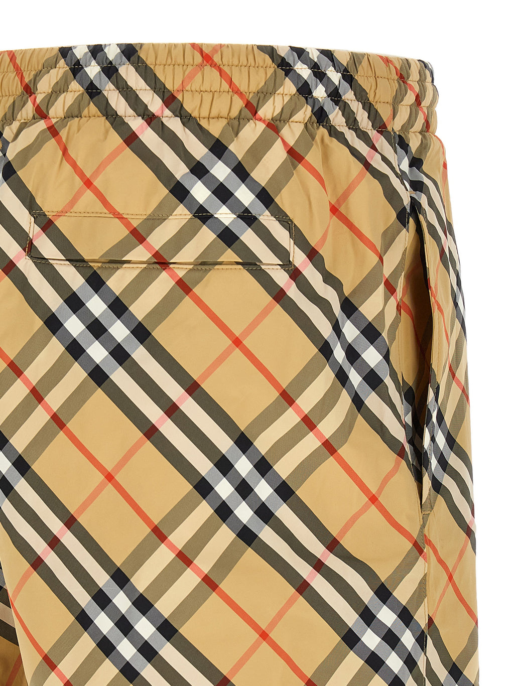 Seb Beige Polyamide Swim Shorts