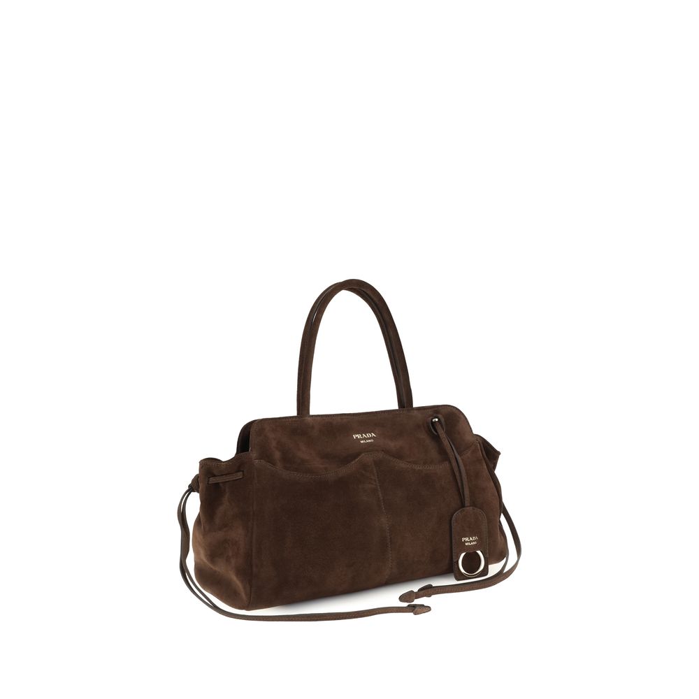 Brown Suede Shoulder Bag
