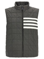 Gray Polyamide Sleeveless Vest