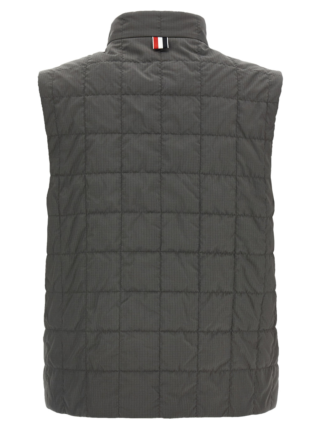 Gray Polyamide Sleeveless Vest