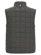 Gray Polyamide Sleeveless Vest