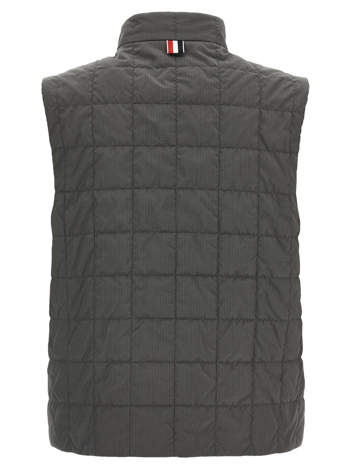 Gray Polyamide Sleeveless Vest