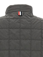 Gray Polyamide Sleeveless Vest