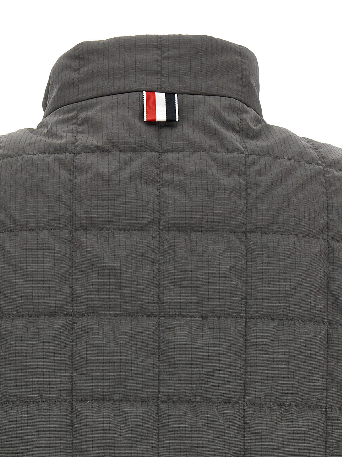 Gray Polyamide Sleeveless Vest