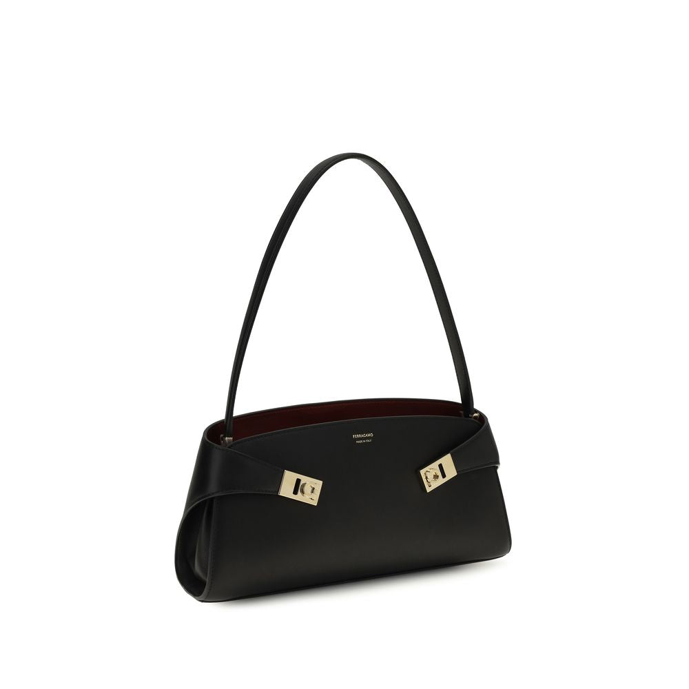 Calfskin Hug East-West Shoulder Bag