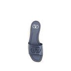 Patented Calf Leather Slide Sandals