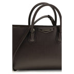 Small Glossy Grained Calfskin Antigona Shoulder Bag