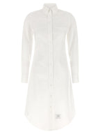 White Cotton Midi Skirt
