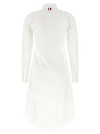 White Cotton Midi Skirt