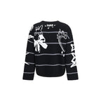 Black Merino Wool Andros Sweater