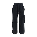 Black Cotton Achilles Sweatpants