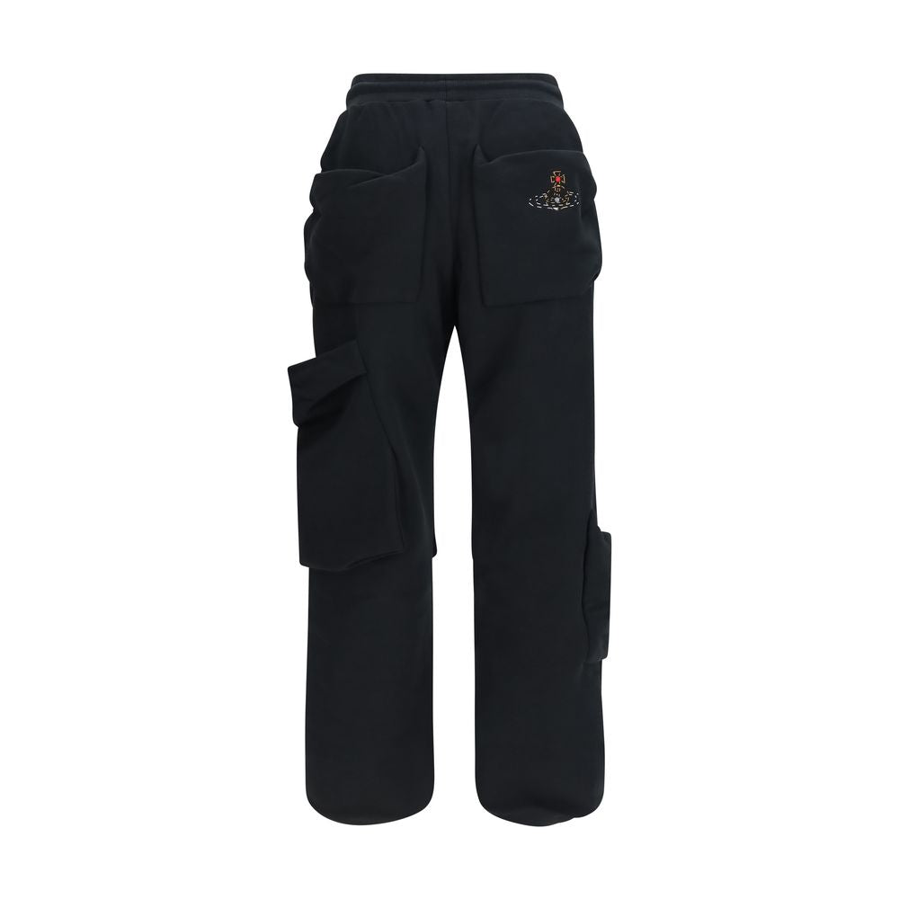 Black Cotton Achilles Sweatpants