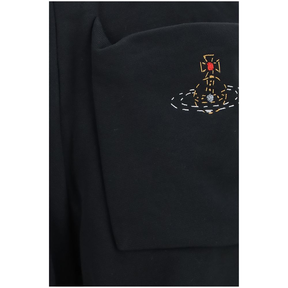 Black Cotton Achilles Sweatpants