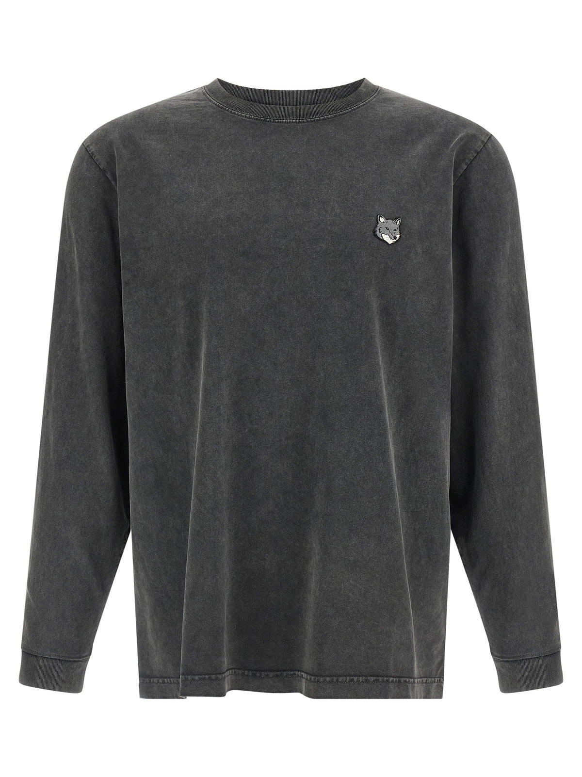 Organic Cotton Fox Head Long-Sleeved T-Shirt