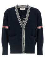Navy Cotton Lobster Cardigan