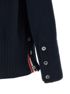 Navy Cotton Lobster Cardigan