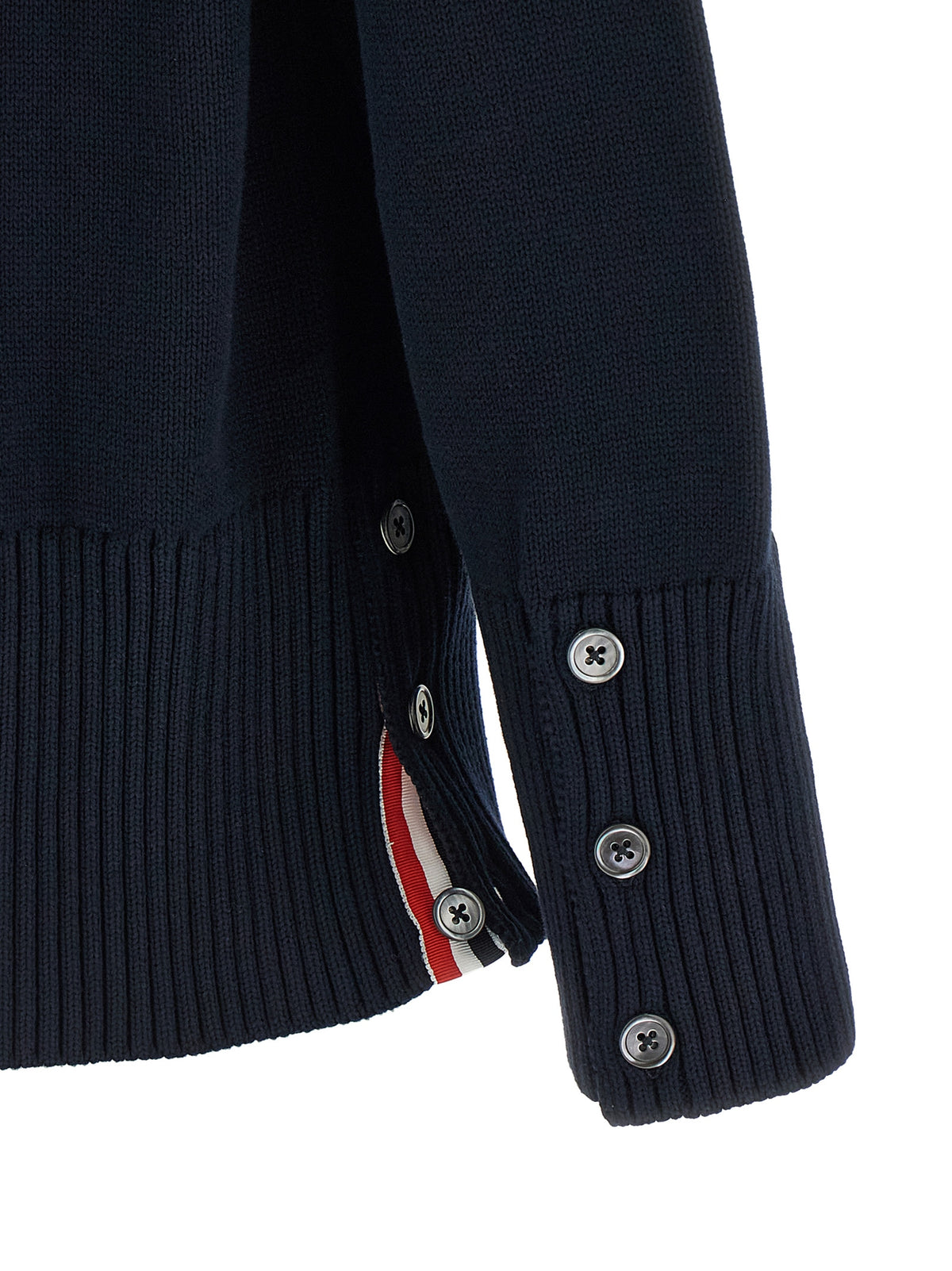 Navy Cotton Lobster Cardigan