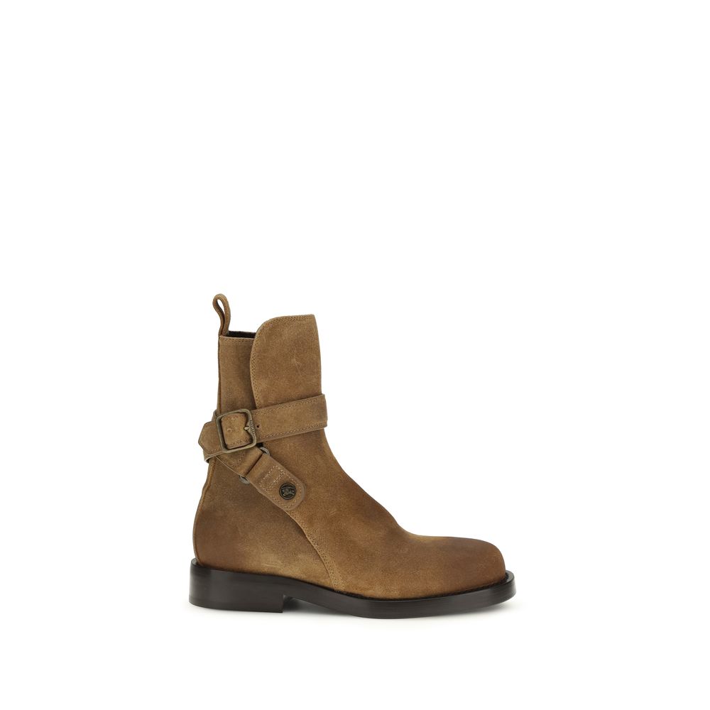 Calfskin Lace-Up Boots