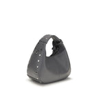 Mini Studded Leather Hobo Bag