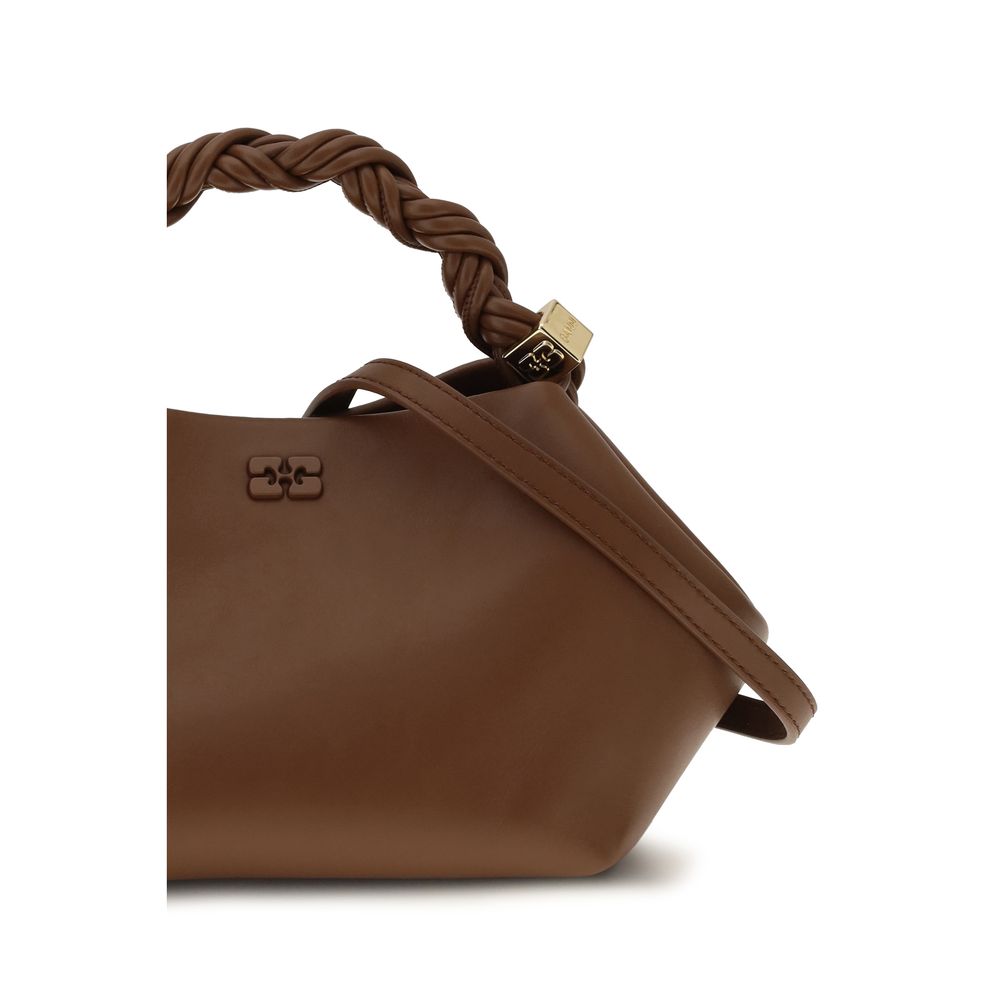 Small Recycled Leather Bou Shoulder Bag