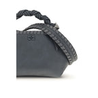 Small Bou Woven Polyurethane Shoulder Bag