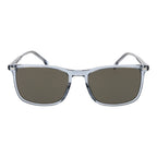 Blue Acetate Rectangle Sunglasses