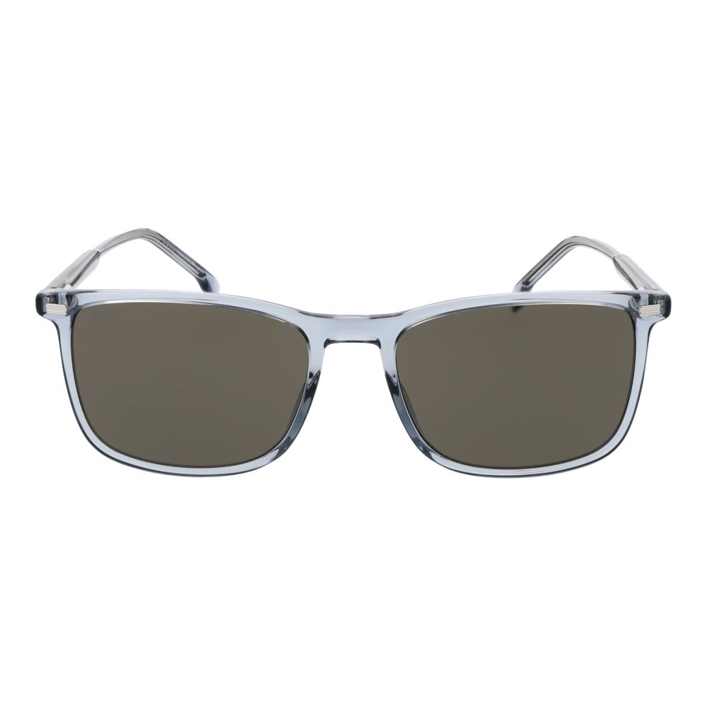 Blue Acetate Rectangle Sunglasses