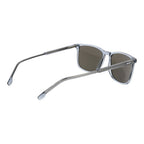 Blue Acetate Rectangle Sunglasses
