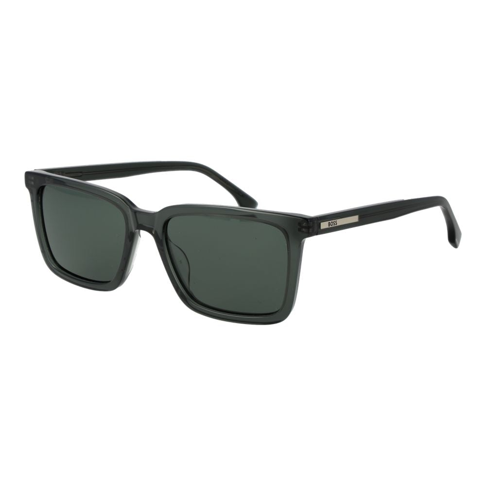 Green Acetate Rectangle Sunglasses