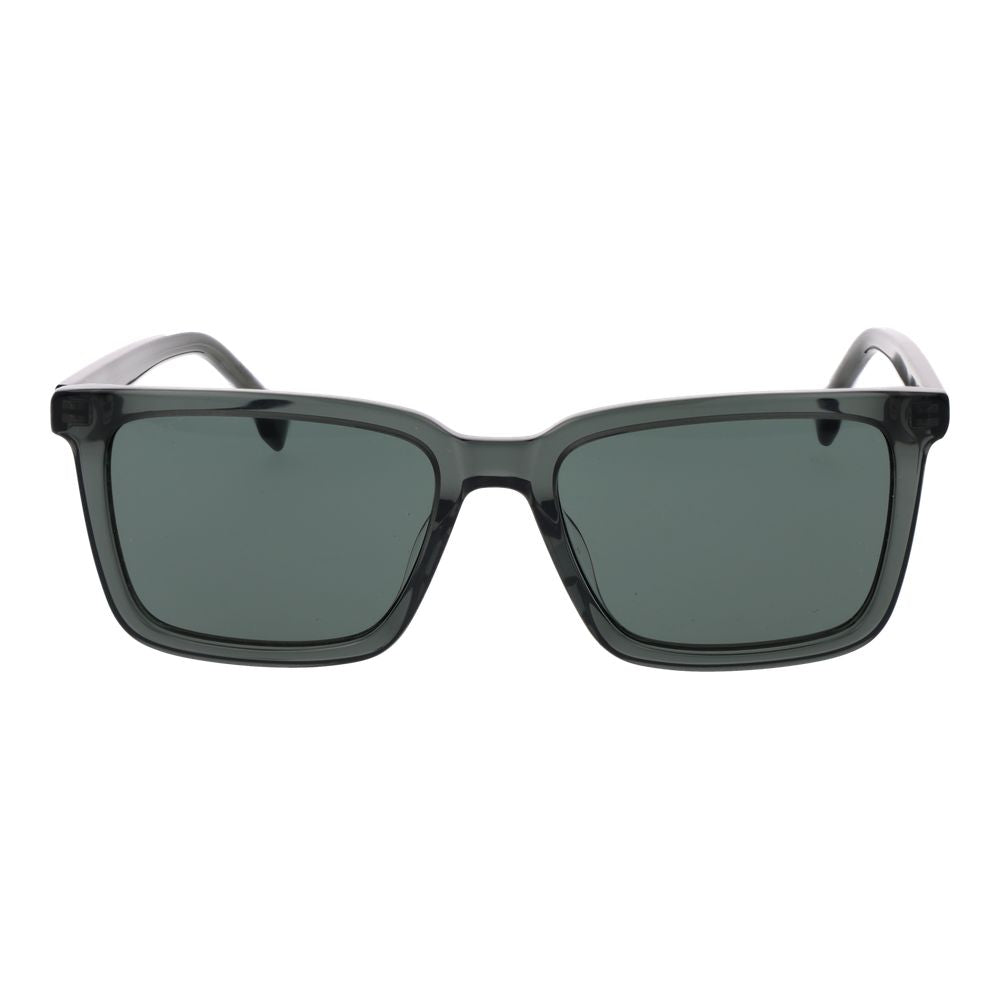 Green Acetate Rectangle Sunglasses